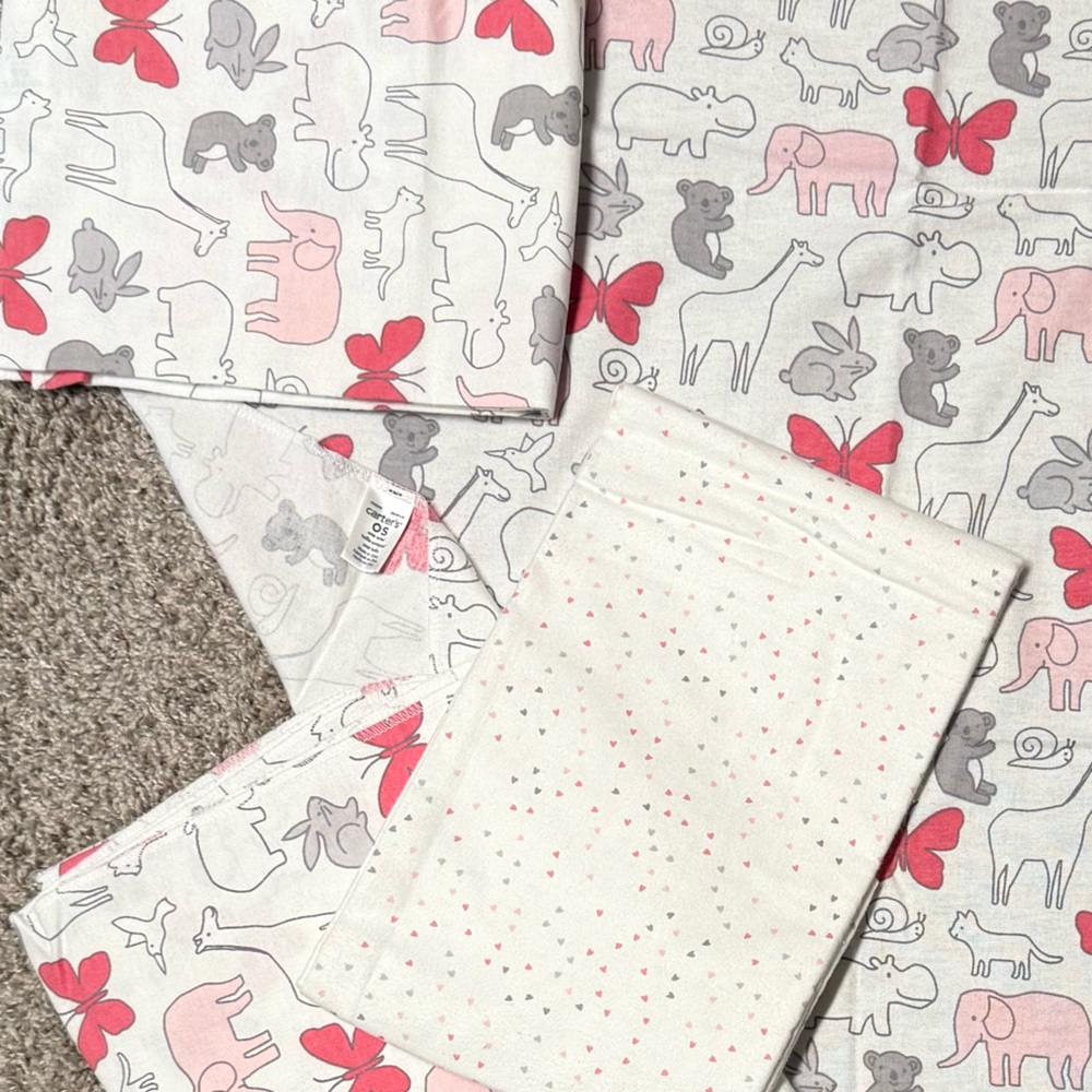 Carter's Receiving Blanket Set (set of five) - One Size - NWOT